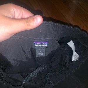 New black Patagonia “barely baggie 2 1/2” shorts